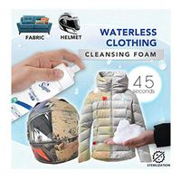 Aliturtle Dry Cleaning Foam, Multi-Purpose Waterless Clothing Cleansing Spray Efficient Rinse-Free Laundry Stain Remover, Laundry Store & Household Use for Fabric Down Jacket Sofa etc (150ml, 2Bottle)