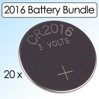 TopBrand 2016 Lithium Coin Battery Bundle of 20
