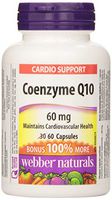 Webber Natural Coenzyme Q10 60mg, 60 caps