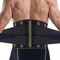 SZ-Climax Lumbar Support Belt - Back Bace for Women Men - Waist Back Support Belt with Removable Metal Spring Strip for Back Pain Relief, Sciatica, Spinal Stenosis, Scoliosis or Herniated Disc