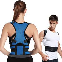 ABBLE Posture Corrector for Men and Women, Back Brace and Shoulder Support Trainer, Improves Posture and Support - Blue (X-Large)