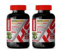 Blood Pressure lowering Supplement - Asparagus 600 Mg Young Shoots 4:1 Extract - antioxidant Extreme - 2 Bottles 200 Capsules