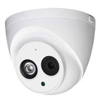 4MP Outdoor Security PoE IP Camera HDW4433C-A 2.8mm Fixed Lens,2688x1520 Resolution,EXIR Turret Network Surveillance Camera,164ft/50m Night Vision, H.265,IP67,ONVIF