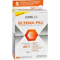 Loma Lux Laboratories Homeopathic Supplement, Eczema Pill, 60 Count (pack of 4)