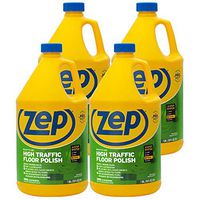 Zep High Traffic Floor Polish 128 Ounce ZUHTFF128 (Case of 4) Pro Formula, Long Lasting Shine