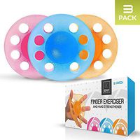 Keepafit Finger Exerciser & Hand Strengthener (3 Pack(Light+Medium+Heavy))