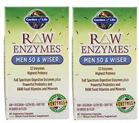 Garden Of Life - RAW Enzymes Men 50 & Wiser 90 Veggie Capsules