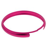D DOLITY 45cm Aluminum Smart Key Fob Protective Ring Cover for BMW Mini Cooper - Pink