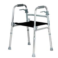 Standard Walkers Walking Aid Walking Stick Lightweight Folding Elderly Walker with Seat Cushion Anti-Slip Four-Legged Cane Walker Walking Frames HUYP