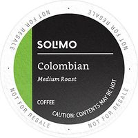 Amazon Brand - 100 Ct. Solimo Medium Roast Coffee Pods, Colombian, Compatible with Keurig 2.0 K-Cup Brewers