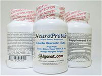 NeuroProtek 1 Bottle Pack (60 gelcap) Exclusive Patented Combination of Luteolin, Quercetin & Rutin in Olive Pomace Oil with EVO