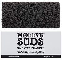 Molly's Suds Sweater Pumice, Naturally Removes Pilling from Garments, 0.6 oz