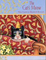 Elizabeth Brownd "The Cat's Meow" Mini Note Cards Assortment #34605 - Blank inside