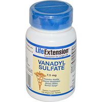 Life Extension, Vanadyl Sulfate, 7.5 mg, 100 Veggie Tabs - 2pc