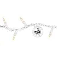 Bright Tunes Indoor/Outdoor Warm White Incandescent String Lights with Bluetooth Speakers