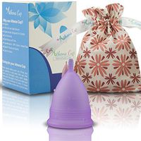 Athena Menstrual Cups Period Cup - One Pack | Regular Flow | Transparent Purple Size 1 Small | A Softer Menstruation Cup Made for Easier Periods | Excellent Tampon and Pad Alternative