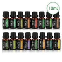 Pure Therapeutic Grade Essential Oils Gift Set - Lime Peppermint Lemongrass Sweet Orange Cinnamon Patchouli Rosemary Frankincense Tea Tree (Top 16) (Pure Therapeutic Grade Essential Oils Gift Set 16)