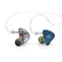 Fearless Audio 8BA Knowles Sonion Drivers S8 Freedom HiFi in-Ear Earphones Monitor with 0.78mm 2Pin Detachable Cable Customized Earphone (S8 Freedom SM17)