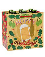 Papyrus Christmas Beverage Bag, Hoppy Holidays (1 Bag)