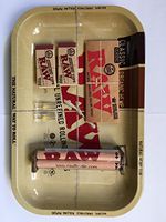 RAW"Small" Rolling Tray with Bundle