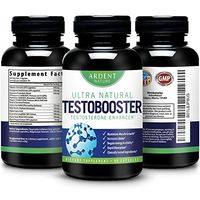 ArdentNature Testobooster | 90 Vegetarian Capsules | All Natural Testosterone Booster | Improve Sexual Performance & Recovery Time, Muscle Mass Growth, Energy & Vitality Naturally|