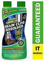 Green Gobbler GGDIS2CH32 Dissolve Liquid Hair & Grease Clog Remover/Drain Opener/Drain Cleaner/Toilet Clog Remover (31 OZ.) 2 Pack