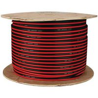 1 - 16-Gauge Red/Black Paired Primary Speaker Wire, 500-ft spool, Speaker wire, Black/red paired, SWRB16-500
