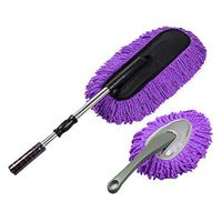 Kylin Express CarBrush Detail Duster Vehicle Wash Brush for Interior and Exterior Extendable Telescope Handle,#E2
