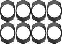 Universal 6"x9" 6x9 to 6 1/2" 6.5 Speaker Adapter Spacer Rings - SAK045_55-4 Pair