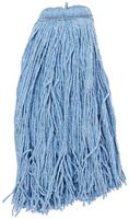 Impact 26132 Layflat Screw-Type Regular Cut-End Blend Wet Mop Head, 32 oz, Blue (Case of 12)
