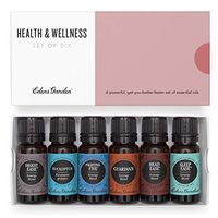 Edens Garden Health & Wellness Essential Oil 6 Set, Best 100% Pure Aromatherapy Family Kit (For Diffuser- Cold Flu & Detox), 10 ml