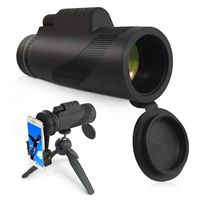 Monocular Telescope, 12X50 High Power Prism Monocular and Waterproof Fog-Proof Shockproof Scope with Phone Clip and Tripod- BAK4 FMC Prism for Bird Watching Hunting Camping Hiking Concert Sport