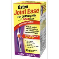 Webber Naturals Osteo Joint Ease™ with InflamEase™ and Glucosamine , 120 easy-swallow caplets