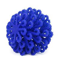 Laundry Washing Ball Reusable Soft Spherical Cleaner Washing Machine Can Capture Long Hair (Bule)