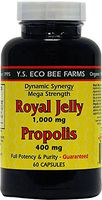 Y.S. Eco Bee Farms Royal Jelly, Propolis, 60 Capsules