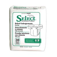 Select Belted Undergarments with Button Straps, Case/120 (4/30s)