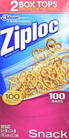 Ziploc Snack Bags, Value Pack, 100-pack