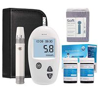 LHYCM Blood Glucose Meter with Strips Test Strips Lancets Glucometer Kit Diabetic Blood Sugar Meter Diabetes Tester