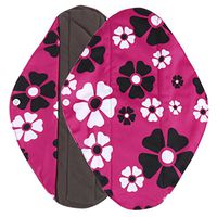 Hot Sale! Mama Cloth for Women,WYTong Ladies 2Pcs Bamboo Cloth Pads/ Washable Menstrual Pad / Reusable Sanitary Pad (Hot Pink, M)