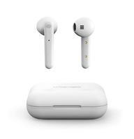 Urbanista Stockholm True Wireless Earbuds 14H Playtime Bluetooth 5.0 with Charging Case, Touch Controls & Dual Mic Earphones Compatible with Android and iOS - White