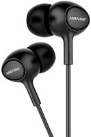 Earbuds with Microphone, MIATONE in-Ear Ear Bud Headphones Dynamic Crystal Clear Sound, Ergonomic Comfort-Fit Earphones - Black (Black)