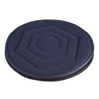 isilky Non-Slip Car Seat Cushion, Revolving Memory Foam Mobility Aid Seat Cushion Soft Chair Pad Dark Blue