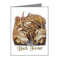 Note Card Buck Fever Deer Hunting