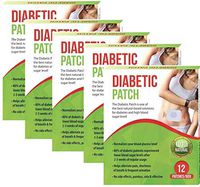 Diabetic Patch Reduce High Blood Sugar 100% Natural Herbs Diabetes 60 Patches (5 Box)