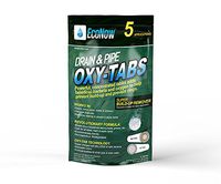 Drain & Pipe Oxy-Tabs. Build-Up Remover in Drains, Pipes, Sinks, Toilets & Showers. Oxygen and Billions of Safe microbes Break Down Household Debris to Prevent Clogs & Eliminate Musty, Food Odors (5)
