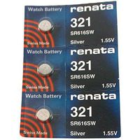 #321 Renata Watch Batteries 3Pcs