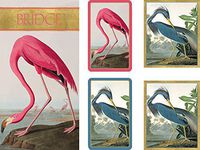 Entertaining with Caspari Gift Set Jumbo Type - 2 Score Pads & Bridge Tallies (Package of 24) (Audubon Birds)