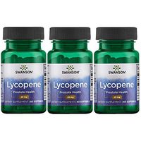 Swanson Lycopene 20 Milligrams 60 Sgels 3 Pack