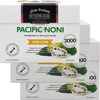 Peter&John Pacific Noni 100% Noni Fruit Powder Herbal-Supplements (3 Pack)