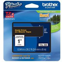 BROTHER INTERNATIONAL CORPORAT GOLD ON BLACK TZE-354